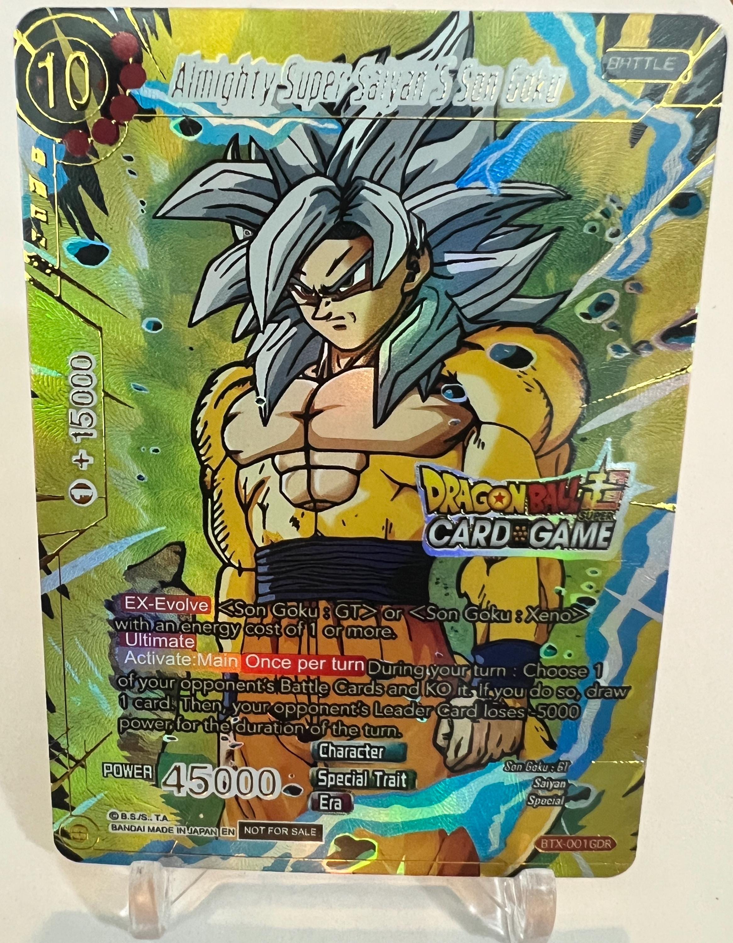 Goku Trading Card - Etsy