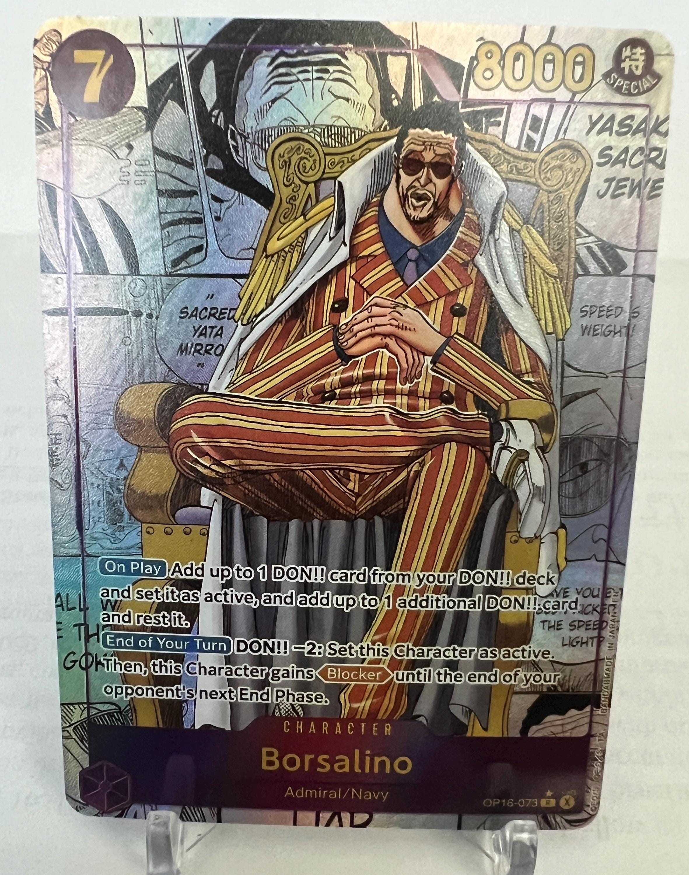 One Piece Tcg Borsalino - Etsy