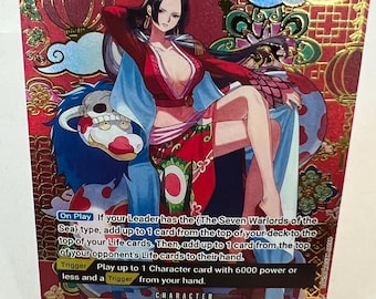 Tarjeta proxy de arte alternativo de Boa Hancock SP / One Piece TCG OP14-090