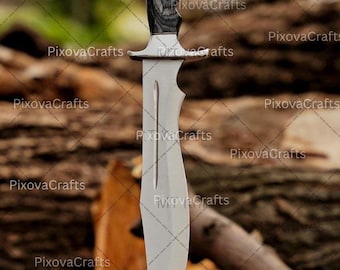 Custom Handmade D2 Steel Legionnaire Blade – Expendables Movie Replica Bowie Knife, Gift for Him