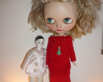 Blythe Winter Knitted  Dress & Hairband (BD18417)