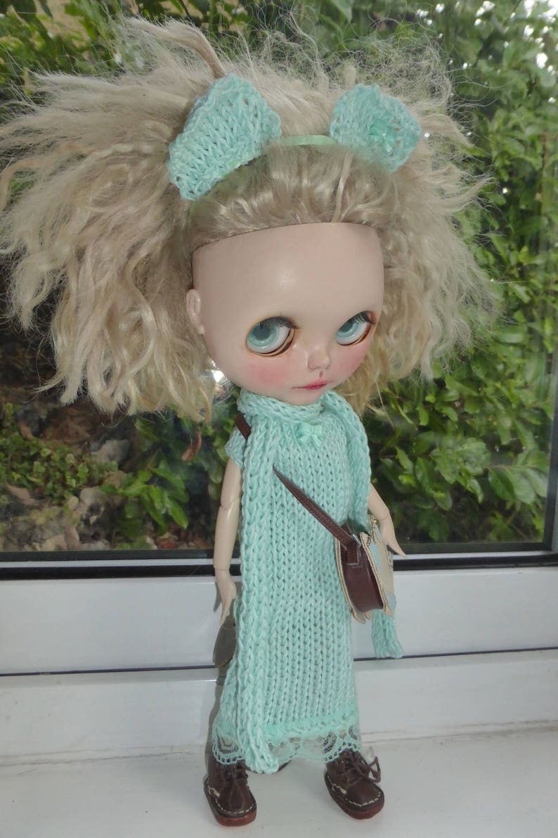 Blythe Knitted Dress, Scarf & Hairband BD18817 image 2