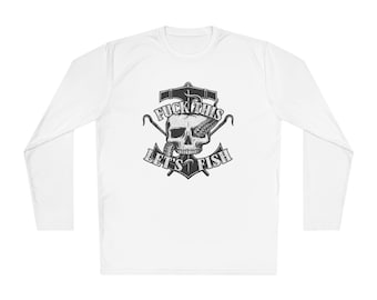 Fishing Skull Long Sleeve Tee: Unisex Outdoor Apparel