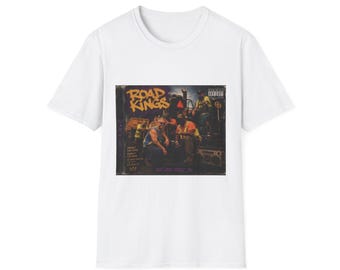 Camiseta com a arte do álbum Road Kings | Estampa vintage de capa de álbum de hip hop