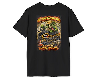 Blacktop Mafia Paving Crew T-Shirt | Construction Hot Heavy Asphalt