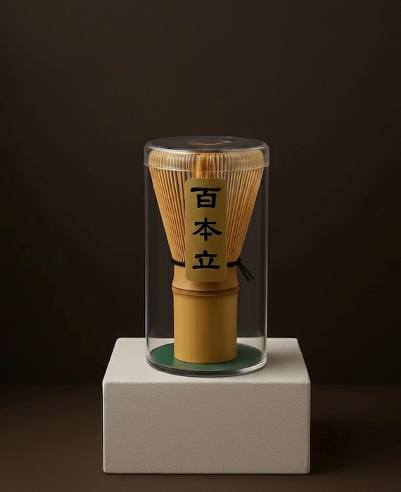 Japanese Bamboo Matcha Whisk (Chasen) - Traditional Green Tea Whisk for Matcha Ceremony | Eco-Friendly Tea Tool