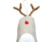 stuffed reindeer decor