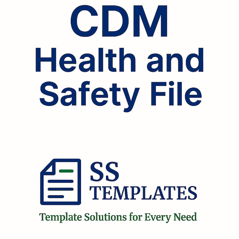 CDM Health and Safety File - Etsy