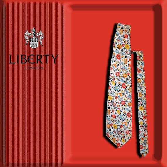 Liberty of London's Wide Floral Tie.