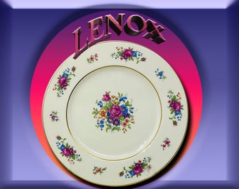 Lenox "Rose" 26-5 / 20 cm Speiseteller; nie benutzt