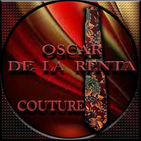 Oscar De LaRenta Silk Couture tie