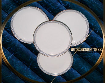 Hutschenreuther Set of Three 9" Greek Key Design Plates.