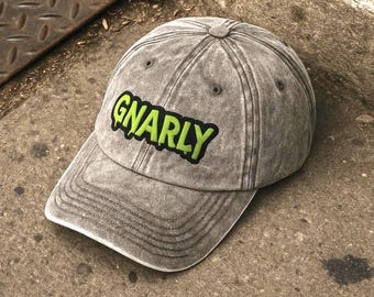 KATSEYE Hat | "Gnarly" Embroidery Vintage Washed Cotton Cap | Dad Style Hat | K-Pop Inspired Merch