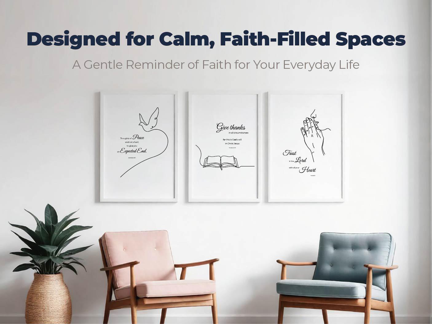 Minimalist Scripture Prints | Christian Home Decor (digital Download ...