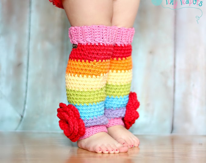 Baby Girls Leg Warmers Rainbow Legwarmers Leggings Etsy