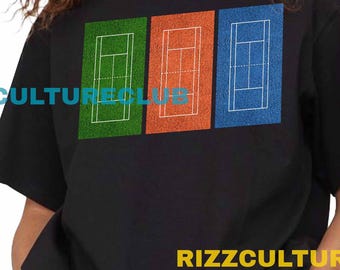 Tennis Graphic Court Retro Vintage Tee T-Shirt Shirt Tees Sweatshirt Comfort Colors Sport Style Summer Match Day Fans Gift Outfit Trendy