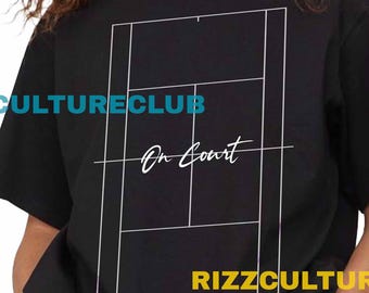 Tennis Graphic Court Retro Vintage Tee T-Shirt Shirt Tees Sweatshirt Comfort Colors Sport Style Summer Match Day Fans Gift Outfit Trendy