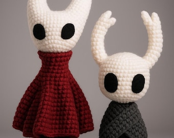 Hollow Knight & Hornet Crochet Amigurumi Pattern: DIY Plush Tutorial (PDF)