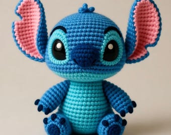 Stitch Amigurumi Crochet Pattern: Easy Plush Toy (PDF Download)