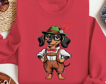 Camiseta de perro salchicha del Oktoberfest, divertida camiseta de cerveza, regalo para amantes de los perros del festival bávaro