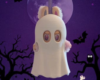 Disfraz de fantasma Labuboo impreso en 3D: accesorio de Halloween para figuras coleccionables (figura no incluida)