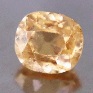 2.30ct Golden Yellow Zircon Ceylon natural unheated oval gemstone