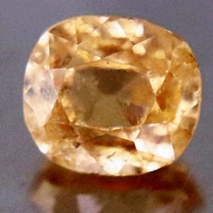 2.30ct Golden Yellow Zircon Ceylon natural unheated oval gemstone