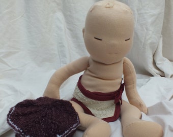 Muñeca de tela para bebés prematuros con peso: Muñeca de terapia (1,5 kg)