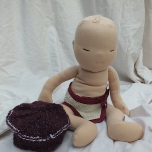 Weighted Preemie Cloth Baby Doll: Therapy Doll (3lb 10oz)