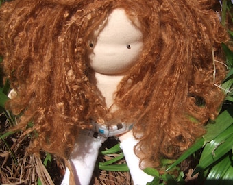 Crochet Doll Hair Tutorial: Fully Styleable, Photos + Video (PDF Download)