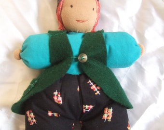 Pip, a Soft Pillow Gnome Doll