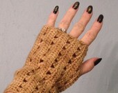 RESERVED - do not purchase - Second Wind Event - Alpaca Fingerless Gloves - hand crocheted