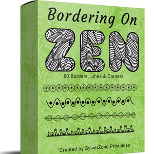 50 Stunning Zentangle Inspired Borders to Add a Little Flair to Your ...