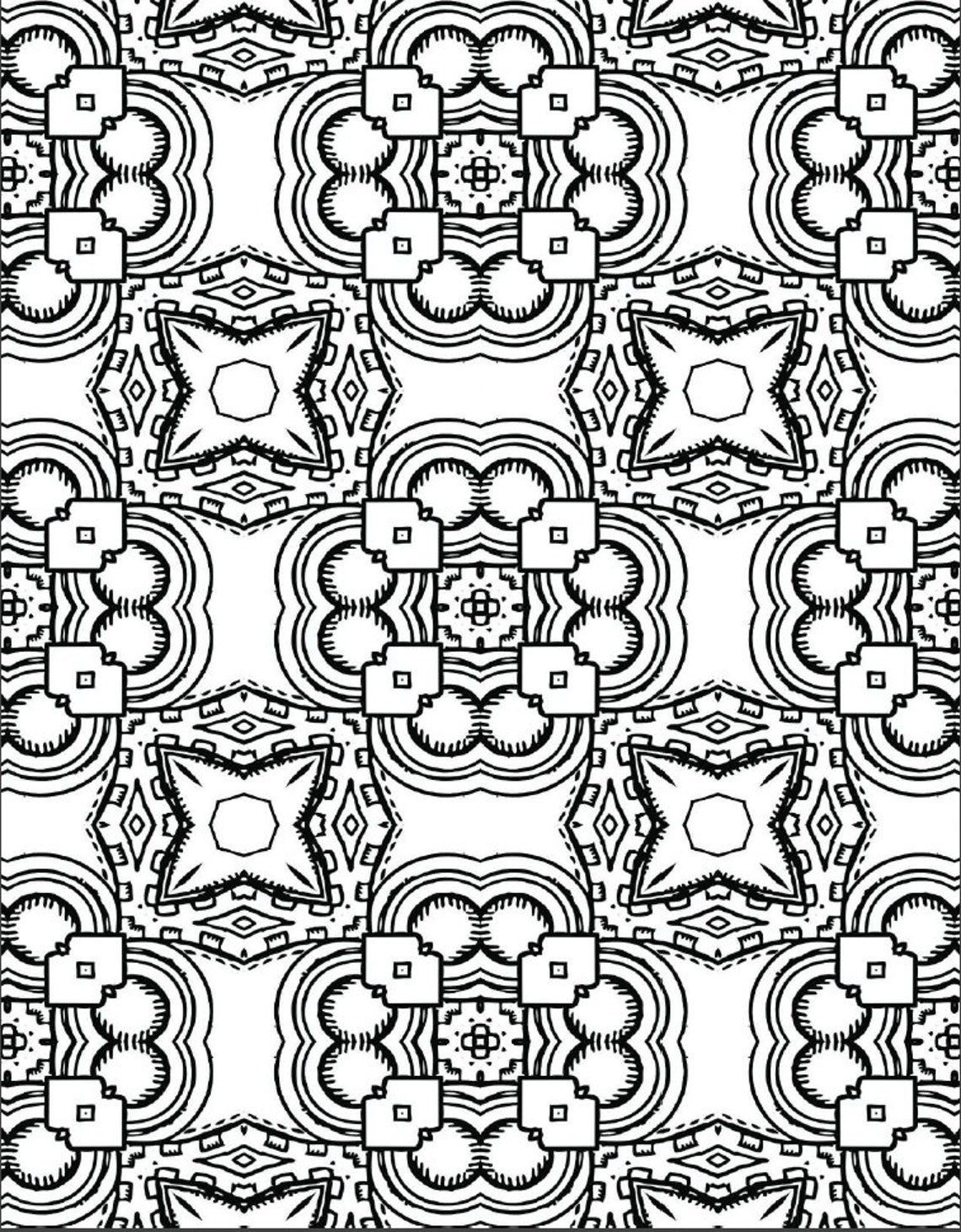 Colour Me in Calm - Kaleidoscope Patterns - Book One in a Series of ...