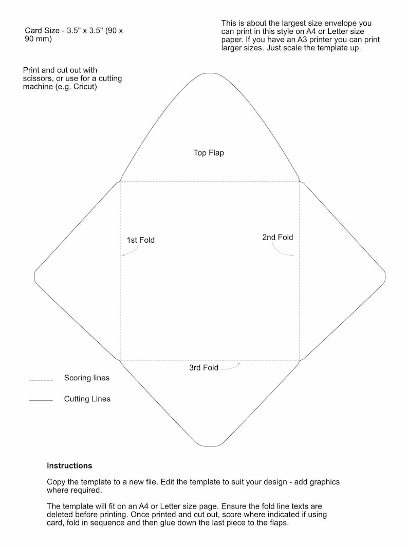 Printables Design Your Own Envelopes