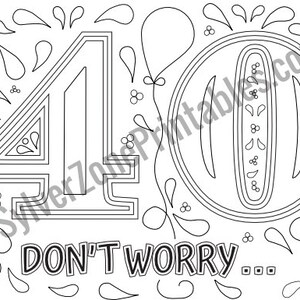 Ten Birthday Card Templates 40s to print and customize as your own. Many variables included. Downloadable, digital files image 1