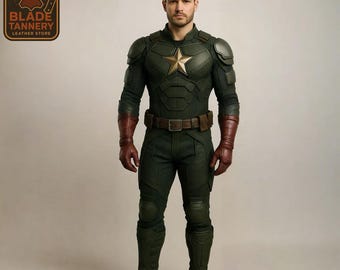 Soldier Boy Leather Cosplay Costume | Superhero Tactical Suit