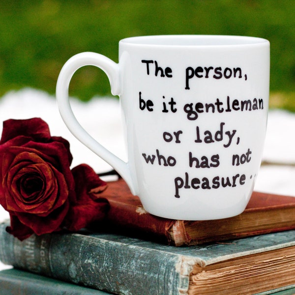 not having pleasure in a good novel - Coffee Cup - Jane Austen