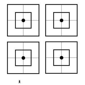 Printable Target Square Hunting Target Downloadable Shooting Target to Print. PDF, JPG, Word - Etsy