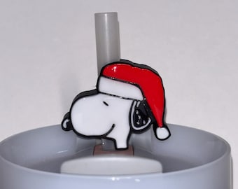 Snoopy Holiday Straw Topper