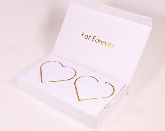 Permanent matching gold and silver couples bracelets date night anniversary birthday boyfriend girlfriend engaged chain l HeartSync