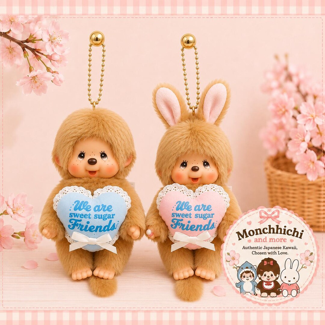 Adorable Monchhichi Sweet Sugar Friends Range. February 2026