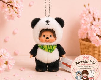 Monchhichi Standing Panda Keychain / Bag Charm - Etsy