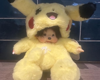 1970年代のヴィンテージ 小さな指しゃぶりモンチッチ人形 ぬいぐるみ