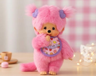 ヴィンテージ モンチッチ さくらガール ぬいぐるみ 関口 日本 ピンク