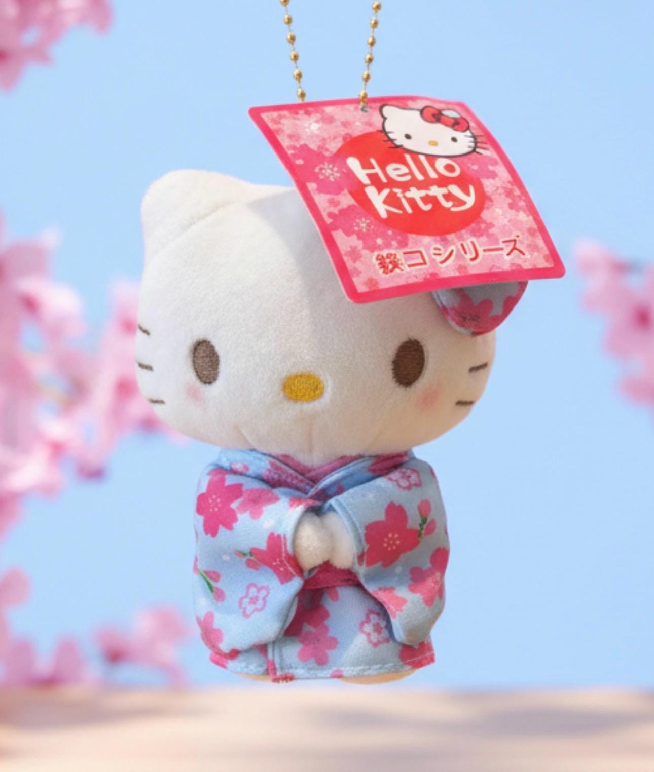 ハローキティ着物キーホルダー：日本のバッグチャーム - Etsy 日本