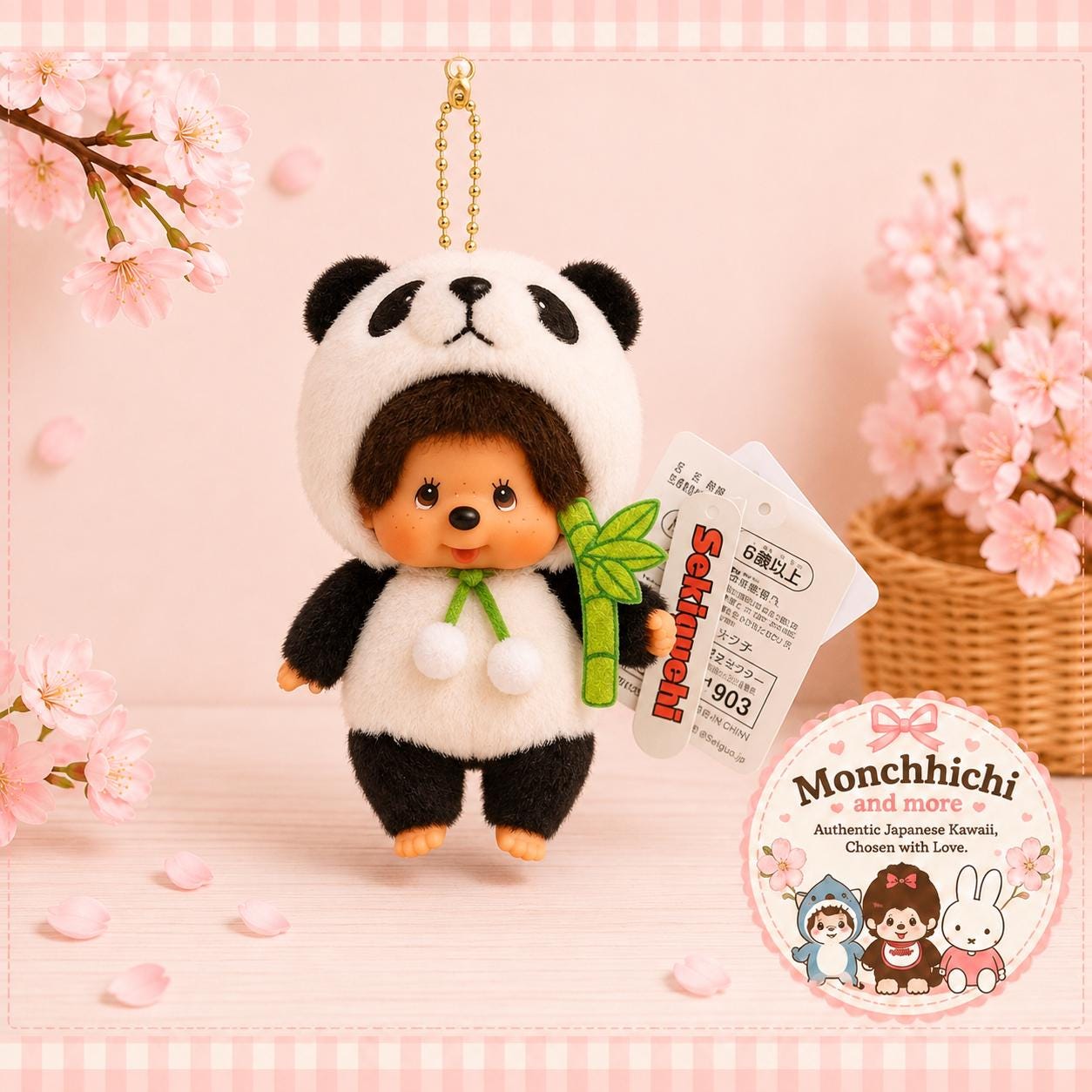 Monchhichi Panda - Etsy