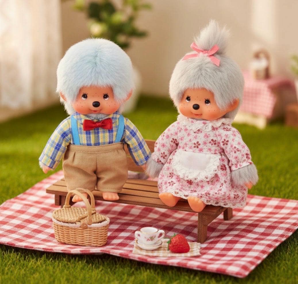 モンチッチ おじいさん おばあさん モンチッチおばあちゃん＆おじいちゃんセット。 - Etsy 日本