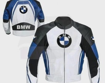 BMW Racing Motorbike Leather Jacket New BMW Motorcycle Biker Leather Jacket
