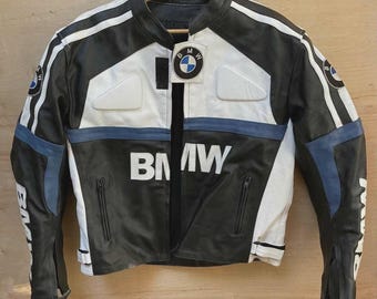 BMW Racing Motorbike Leather Jacket New BMW Motorcycle Biker Leather Jacket